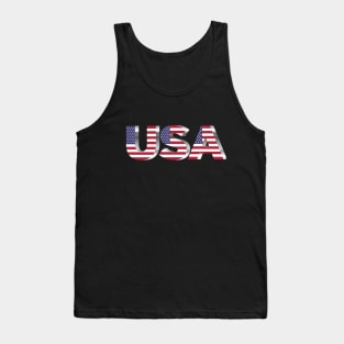 USA Patriotic American Flag For Men Women Kids Boys Girls Tank Top